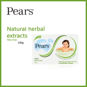 New Pears Baby Soap 100% Natural Herbal Moisture Cream Beauty Soft Baby Soap100g - Picture 1 of 5