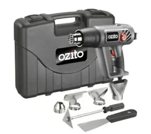 OZITO Heat Gun 2000W Variable Temperature Nozzles and scrapers included - Picture 1 of 2