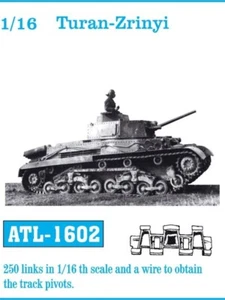 Friulmodel - Pistas de tanque de metal para TURAN / ZRÍNYI 1/16th ALT 1602 - Imagen 1 de 1