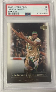 2003 Upper deck Lebron James #2 PSA 7 - Picture 1 of 2