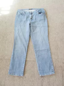 Jeans Donna Lee Relaxed Fit Gamba Dritta Elasticizzato Denim, Taglia 16W Med - Foto 1 di 6