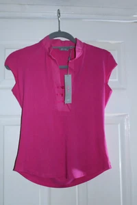 Camiseta rosa caliente PerUna talla 8 M&S - Imagen 1 de 2