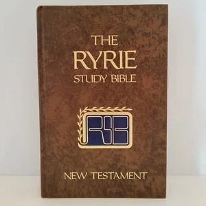 The Ryrie Study Bible New Testament King James Version Moody Press 1977 KJV - Picture 1 of 8