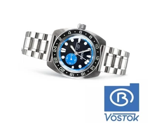 VOSTOK WOSTOK BATMAN RUSSIAN AUTOMATIK AMPHIBYA 17034B DIVER WATCH - Picture 1 of 6