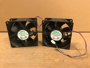 Nidec UltraFlo T92E12BGA7-07 92x38mm Cooling Fan 4-pin 130CFM * LOT 2 pcs READ - Picture 1 of 9