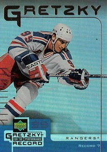 1999-00 McDonald's UD Gretzky Performance for the Record #7 Wayne Gretzky