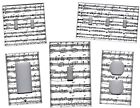 SHEET MUSIC HOME DECOR LIGHT SWITCH PLATES AND OUTLETS
