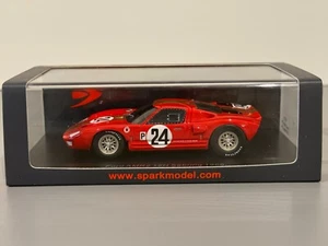 SPARK 1:43 FORD GT AMR 12 1966 12H SEBRING GRAHAM HILL JACKIE STEWART S2772 #24 - Picture 1 of 5