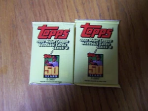 A Lot Of (2) 2001 Topps Baseball cards packs Unopened Series 2  - Picture 1 of 1