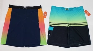 Wonder Nation Quick Dry Swim Shorts - UPF 50+ - Size XL (14-16) - 2 Pairs - NEW! - Picture 1 of 21