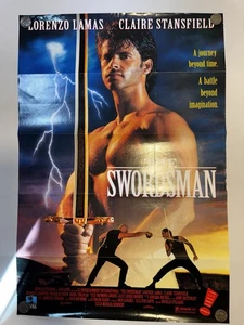 VTG 1992 The Swordsman Promo Movie Poster 40”x 27” - Picture 1 of 16
