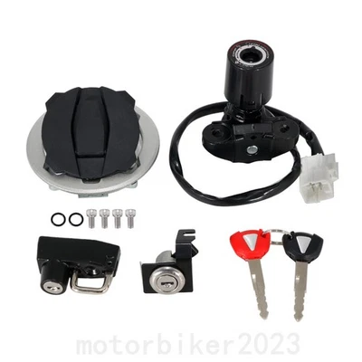 Ignition Switch Gas Cap Seat Lock For Kawasaki EX500 Ninja 500 24-25 ER500 Z500 - Imagem 1 de 4