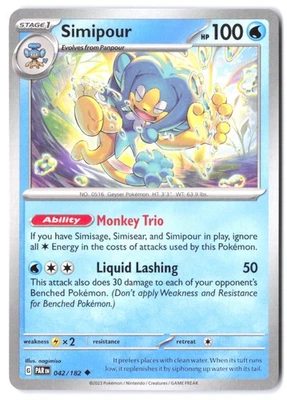 Simipour 042/182 SV04: Paradox Rift NM - Image 1 of 2