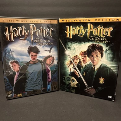 Harry Potter Prisoner Of Azkaban & Chamber Of Secrets DVD, 2-Disc Set 2002 - Image 1 of 4