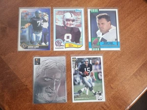 Los Angeles Raiders Football (5 Karten Lot) - Bild 1 von 6