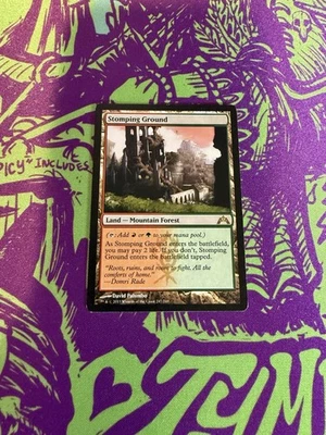 MTG - Magic the Gathering - Stomping Ground (247/249) - Gatecrash - LP - Image 1 of 2