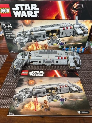 LEGO Star Wars: Resistance Troop Transporter (75140) 100% + Box + Instructions - Image 1 of 4
