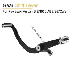 Heel Toe Gear Shift Lever For Kawasaki Vulcan S EN650 2015+ Shifter Pedals Black - Foto 1 di 17