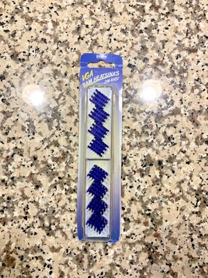 NOS  Zalman VGA RAM Heatsinks - 8 Count - Blue Aluminum w/ Thermal Tape  - Image 1 of 4