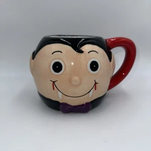 Dracula Vampire Halloween Ceramic Hot/Cold Mug, 12 Oz - Picture 1 of 5