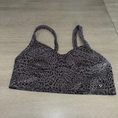 Bralette VICTORIA’S SECRET Negro Gris Estampado Animal Talla M Informal Salón Inalámbrico Foto 1 de 4
