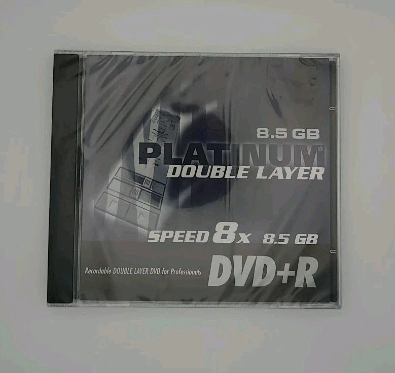 💽 Platinum DVD I double Layer I Speed 8x I 8,5 GB I DVD+R I in Hülle - Bild 1 von 2