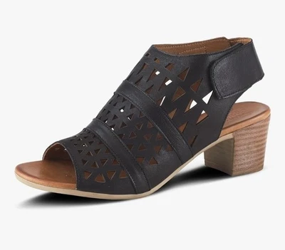 Spring Step Women's Dorotha Sandal, Black, Size 6.5-7 - Image 1 of 4