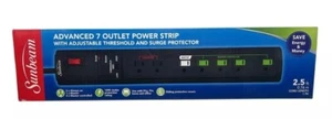 Sunbeam  Advanced 7 Outlet Power Strip with Surge Protector BRAND NEW!!!!! - Picture 1 of 3