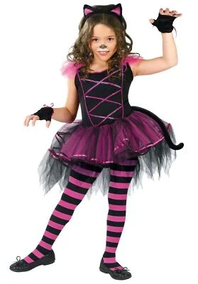 Fun World Catarina Cat Ballerina Kitty Cat Childrens Halloween Costume 114122 - Image 1 of 3