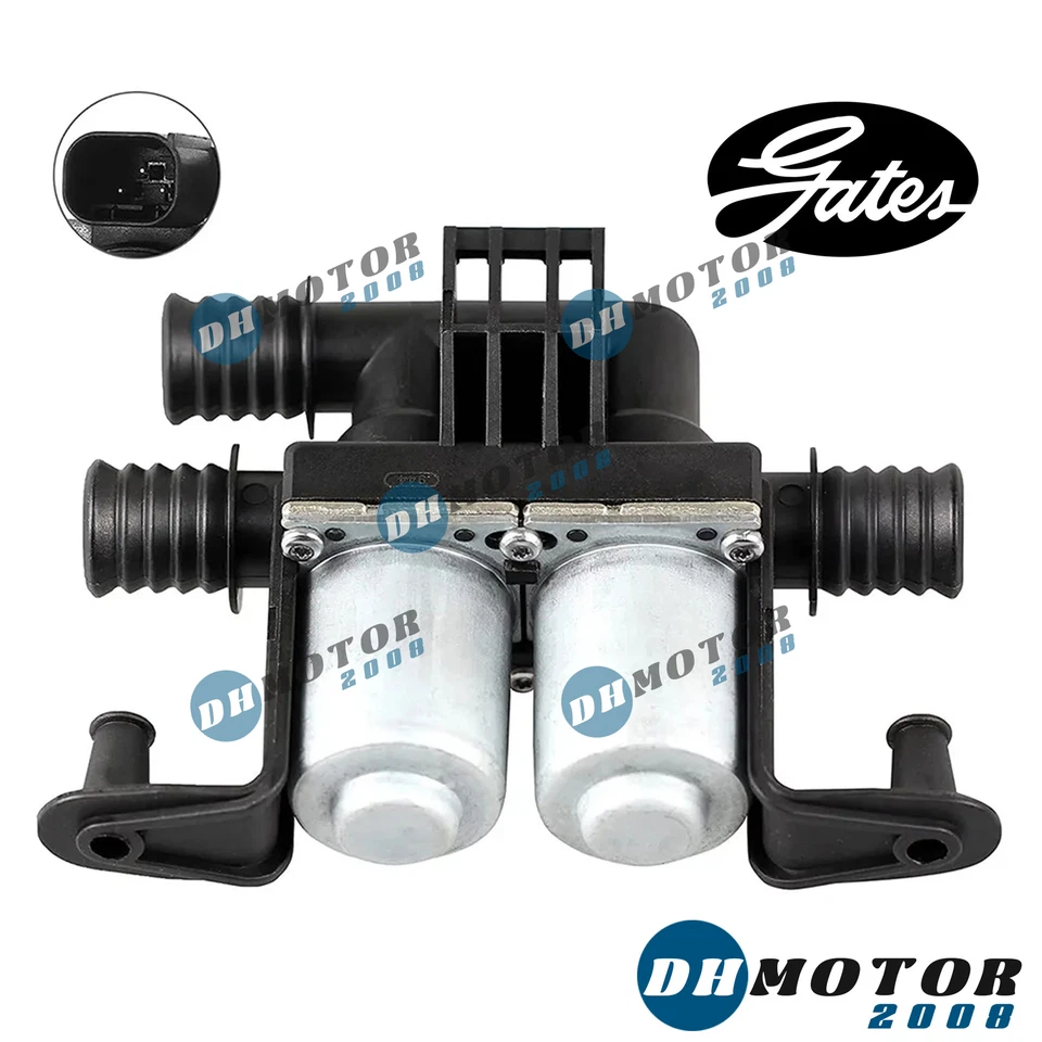 Válvula de agua control de calefacción GATES 64116906652 para BMW E60 E65 E66 E5 525i 535i X5 Foto 1 de 4