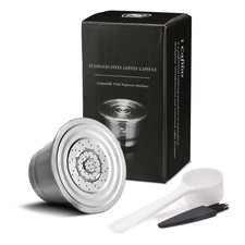 Stainless Steel Refillable Reusable Coffee Capsule Pod For Nespresso Machine