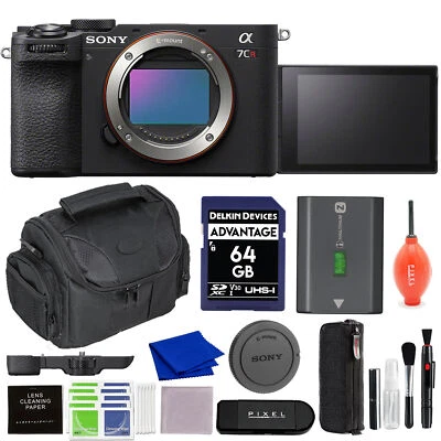 Sony a7CR Full Frame Mirrorless Camera Body (Black) ILCE-7CR/B +Accessory Bundle - Image 1 of 4