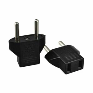 Travel Power Adapter Plug USA US To Eu Canada/Mexico To De / At Germany Z21 - Picture 1 of 4