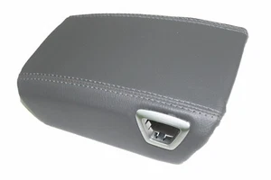 Fit 05-07 Volvo V70 S60 V70X XC70 Leather Center Console Lid Cover Dark Gray - Foto 1 di 6
