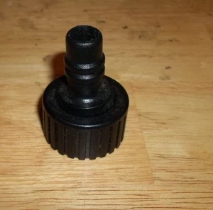 Black Polyethylene 1/2" Barb X Female Garden Hose Fitting Lot of 2 - Picture 1 of 2