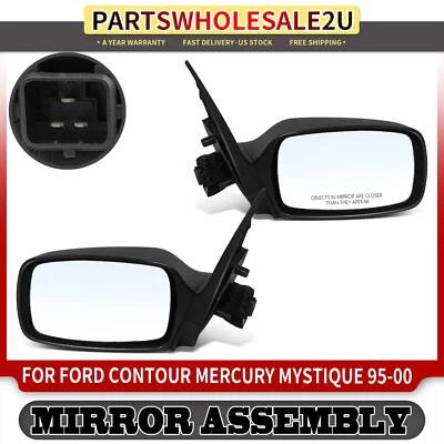 Nuevo espejo retrovisor eléctrico no plegable 2 piezas para Ford Contour Mercury Mystique 1995-2000 Foto 1 de 4