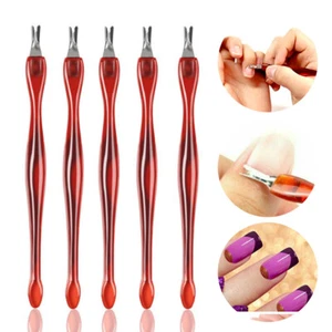 1/5/10PCS Nail Tool Dead Skin Fork Trimmer Peeling Knife Cuticle Remover CUTICLE - Picture 1 of 7