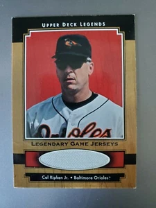 Cal Ripken Jr Baltimore Orioles 2001 Upper Deck Game Jersey #J-CR - Picture 1 of 1
