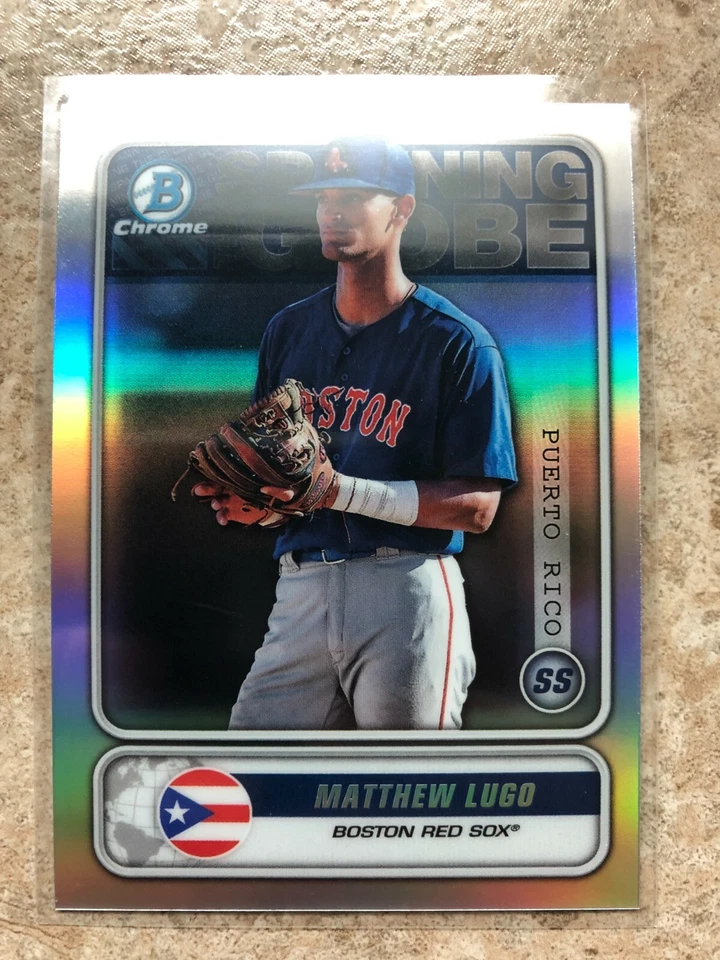 2020 Topps Bowman Baseball #STG-ML Chrome Spanning The Globe MATTHEW LUGO - Image 1 of 1