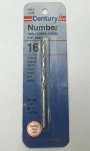  Wire gauge drill bit #16 High speed steel Free Shipping - Picture 1 of 1