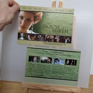 THE HOUSE OF MIRTH (2000) *TWO* identical double-sided FLYERS Gillian Anderson! - Picture 1 of 5