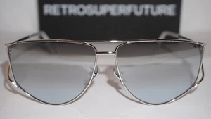 RETROSUPERFUTURE Nuevas Gafas de Sol Premio Plata Ombre Azul 96R 64 13 135 - Imagen 1 de 10