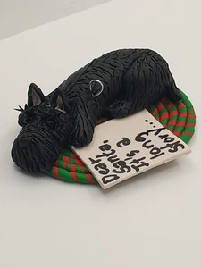 SCOTTIE Christmas Ornament NOTE "Dear Santa, it's a long story" SCOTTISH TERRIER - Picture 1 of 5