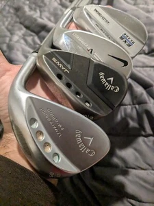 Right wedges.Callaway mack daddy,jaws full toe.nike vr,exs blade.54,56,58,60 - Picture 1 of 11