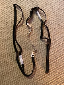 Ex Police 2 x Black ID Lanyards. New. V4. - Foto 1 di 5