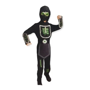 Light-up Phantom Ninja Boy's 3-PC Halloween Dress-up Costume 12-14 M-L Hyde EEK - Picture 1 of 6