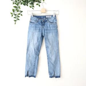 AG Adriano Goldschmied Girls' Raw Kick Hems The Teegan Slim Crop Jeans Size 10 - Picture 1 of 4