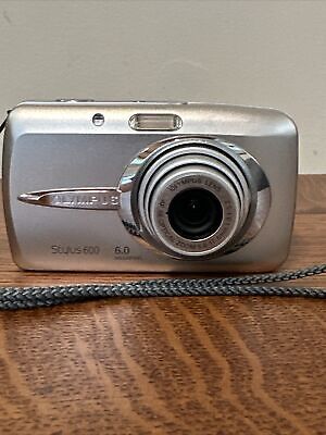 Olympus X-600 5MP Digital Camera Compact Optical Zoom Retro Style