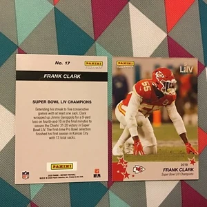 Frank Clark #17  - 2020 Panini Instant Chiefs Super Bowl LIV Champions 2019 - Picture 1 of 1