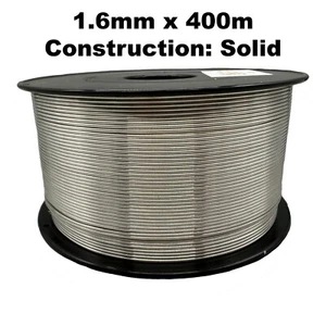 1.6mm Galvanised Fencing Wire Solid strand - 400 metres Electric Fence - Picture 1 of 2